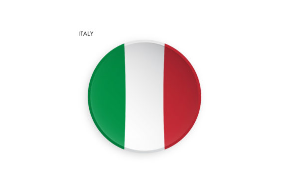 Download ITALY Flag Icon in Modern Neomorphism Sticker - Sticker Collection