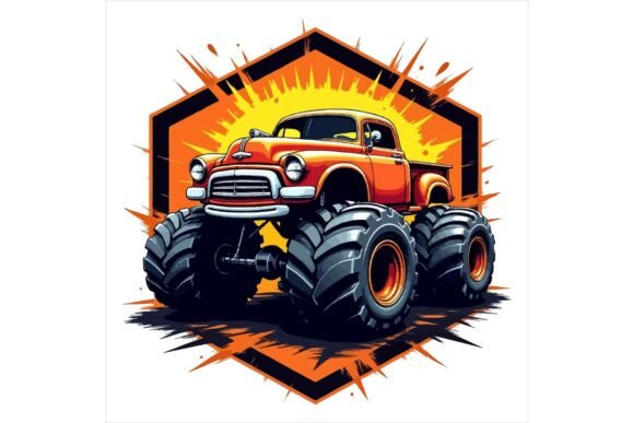 Download Monster Car Vectors EPS Bundle - Premium Resources